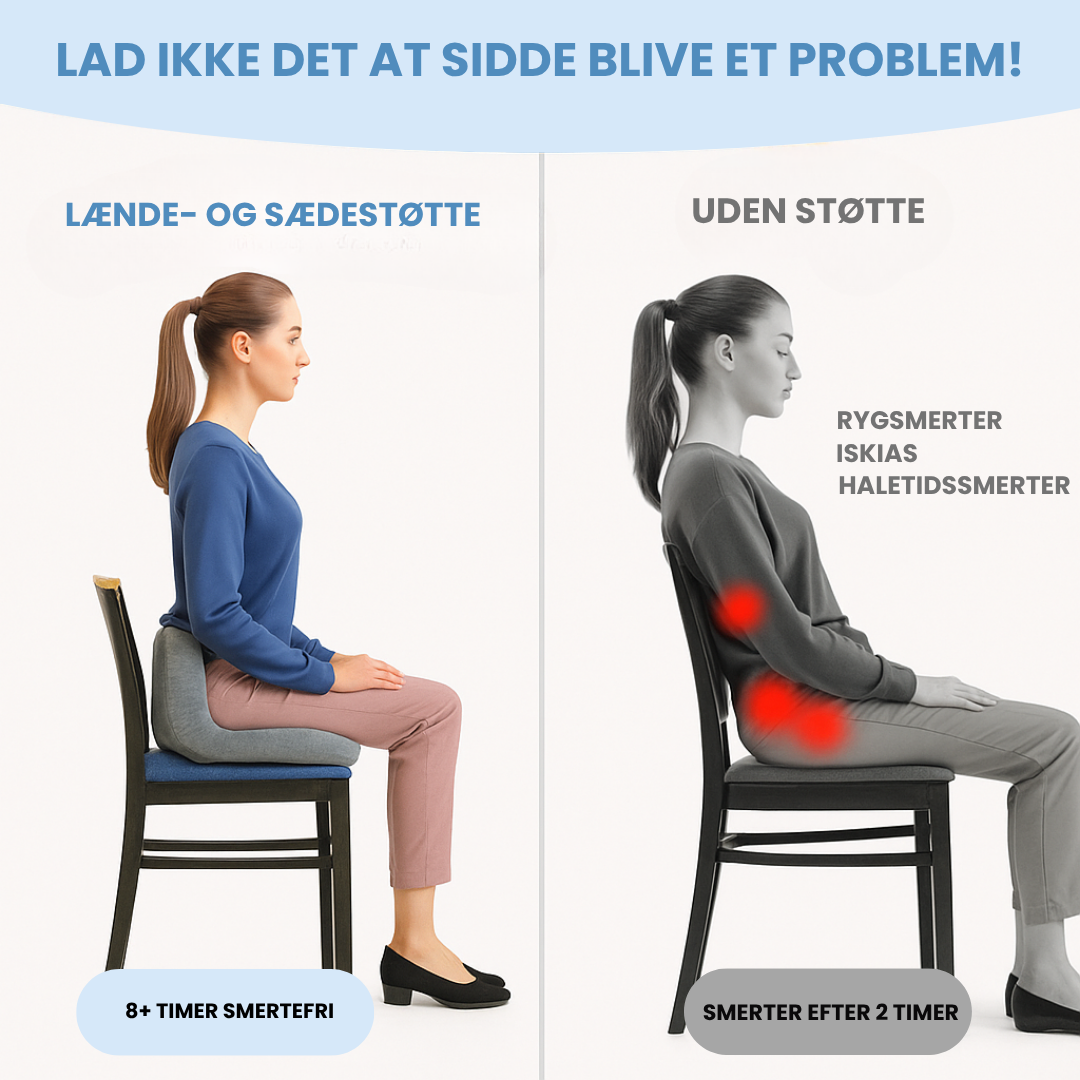 ErgoComfort™ Ortopædisk Sædehynde