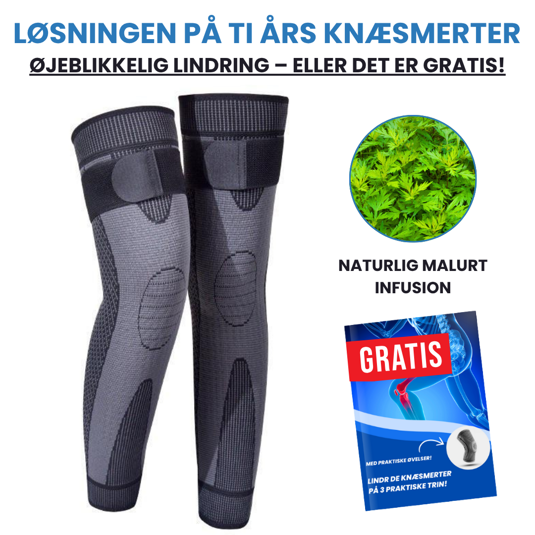 Arthesia™ Opvarmet knæstøtte med Malurt